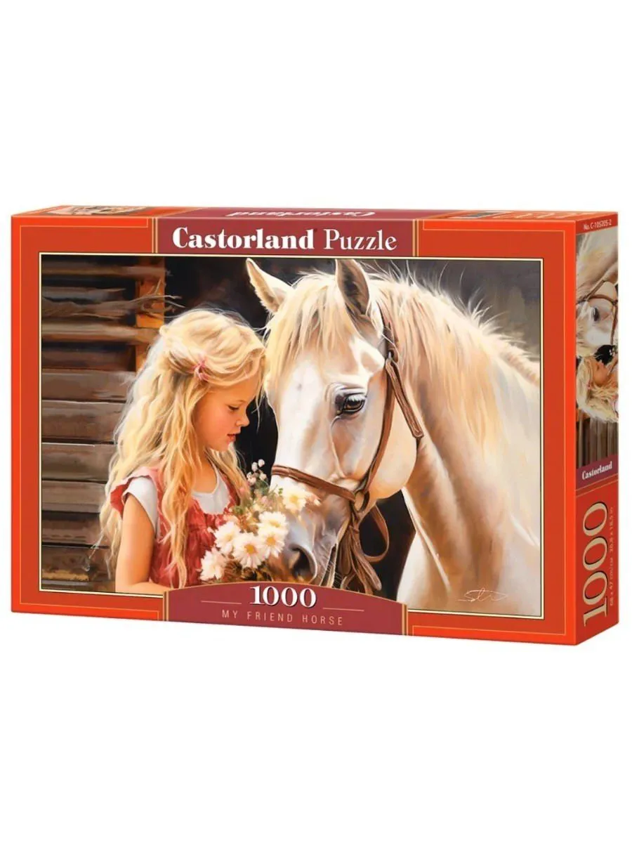 Пазл CastorLand 1000 деталей Мой друг - лошадь