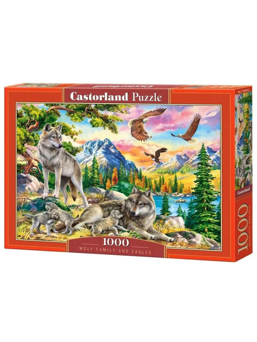 Пазл CastorLand 1000 деталей Семья волков