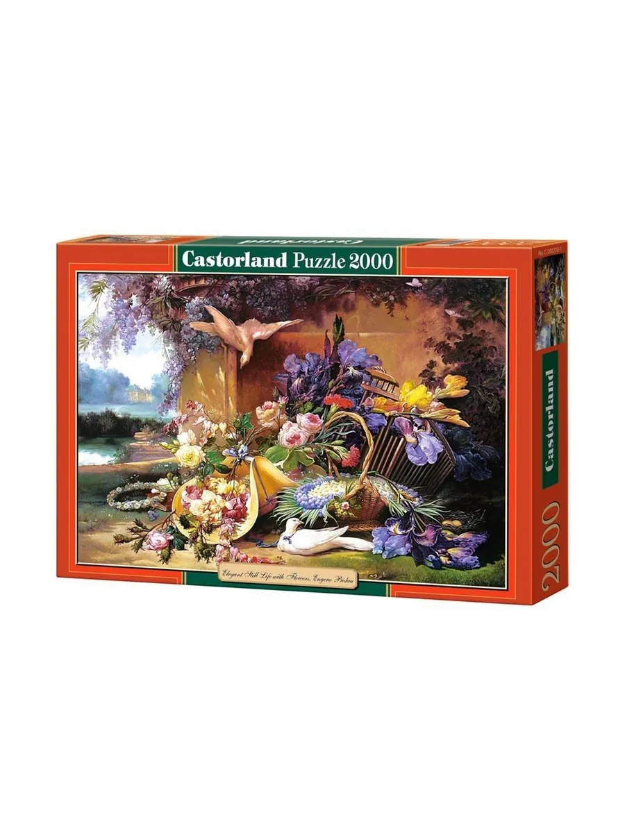 Пазл CastorLand 2000 деталей Цветы