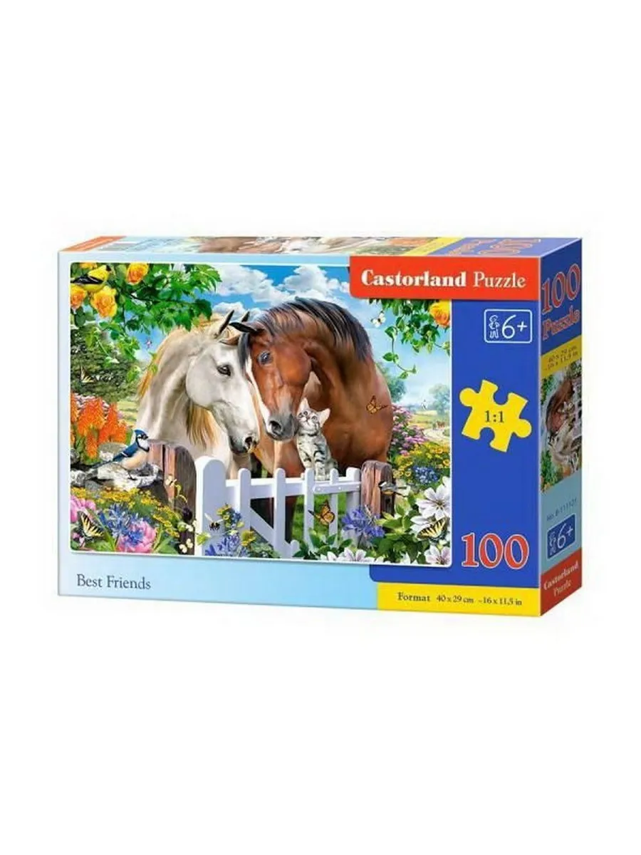 Пазл CastorLand Premium 100 деталей Лучшие друзья