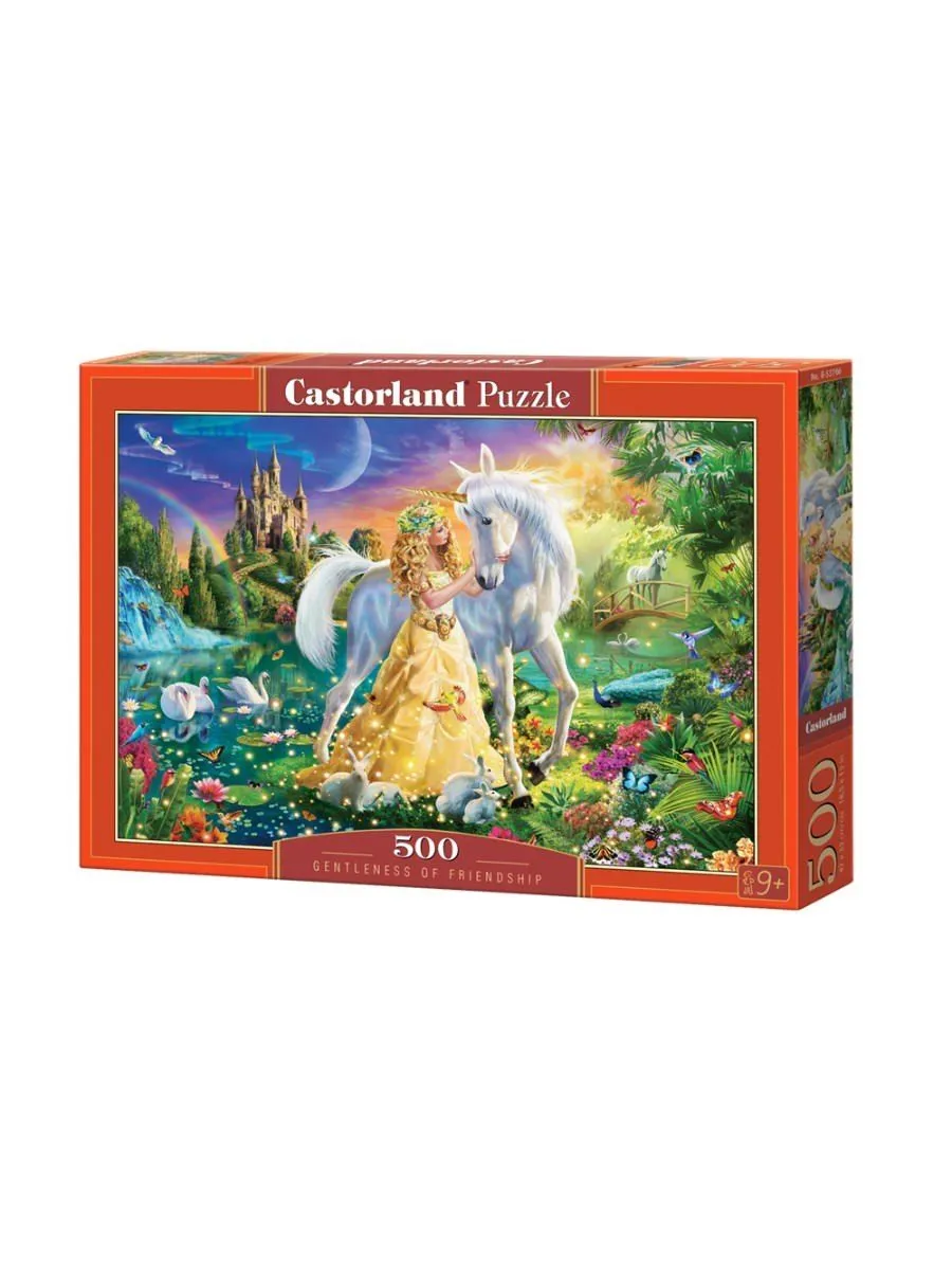 Пазл CastorLand 500 деталей Нежная дружба. Единорог