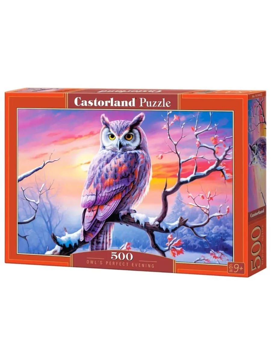 Пазл CastorLand 500 деталей Филин на дереве