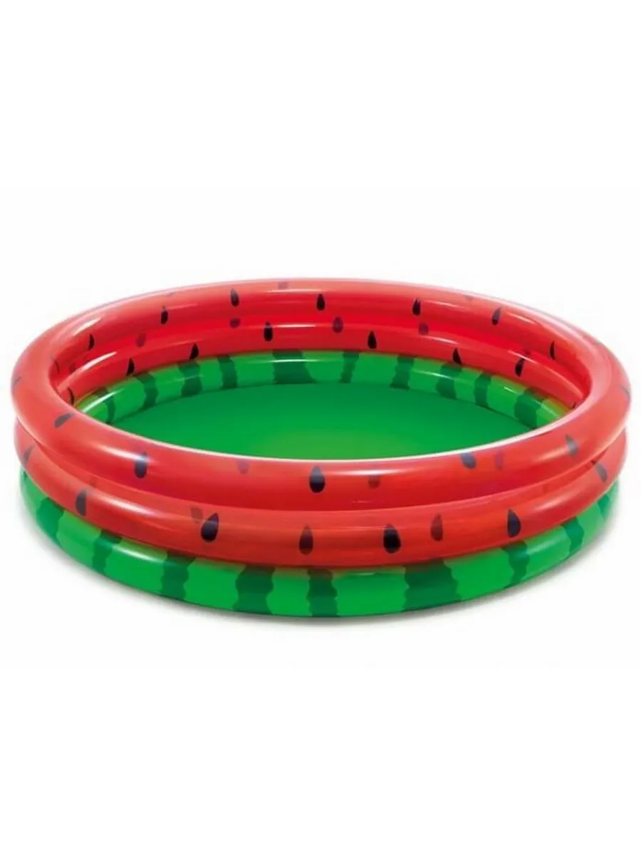 Бассейн надувной детский INTEX "Watermelon Pool", от 2-х лет, 168смx38см