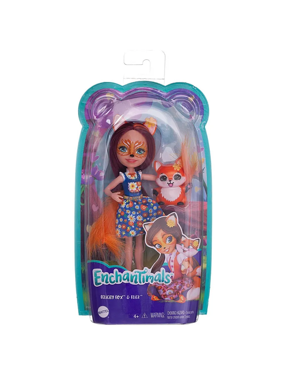 Enchantimals Фелисити Лис с питомцем Флик