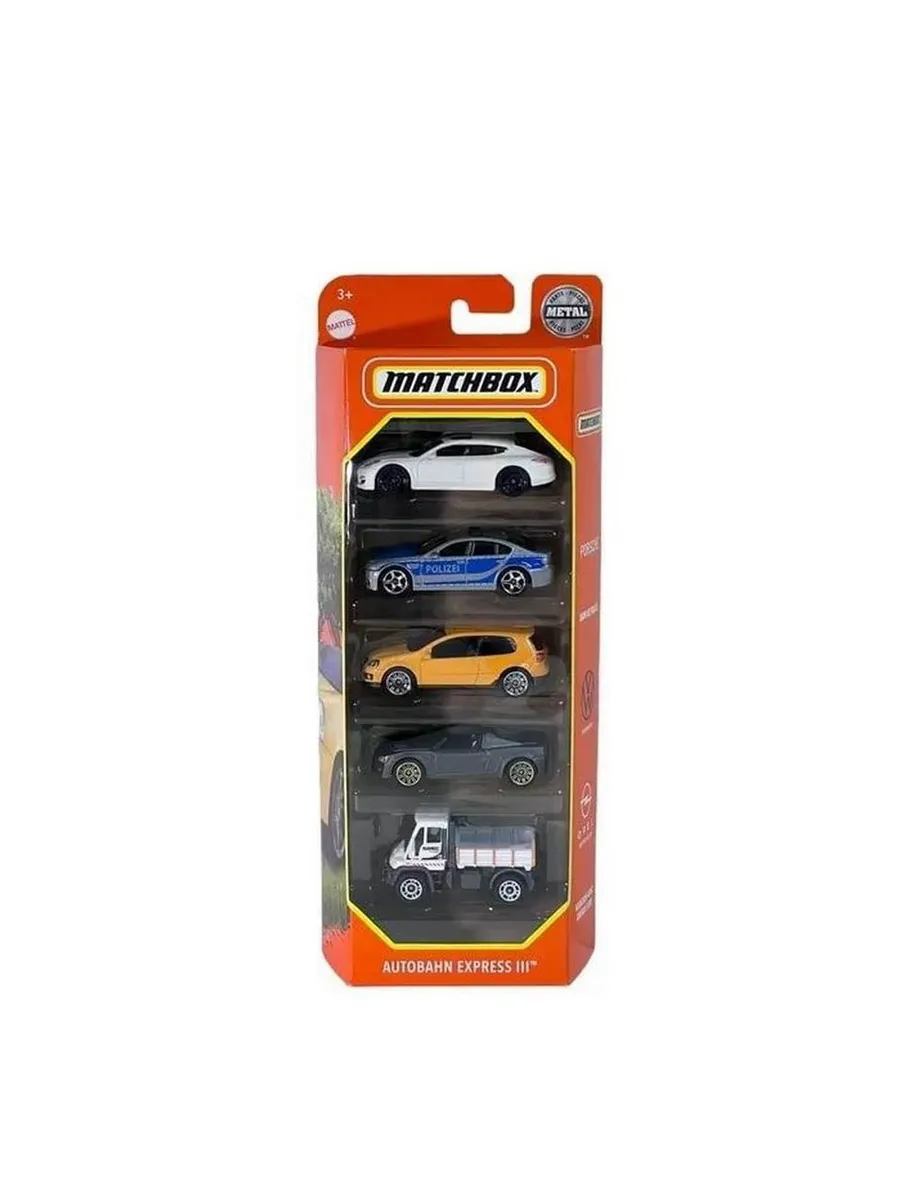 Matchbox Набор машинок из 5 шт
