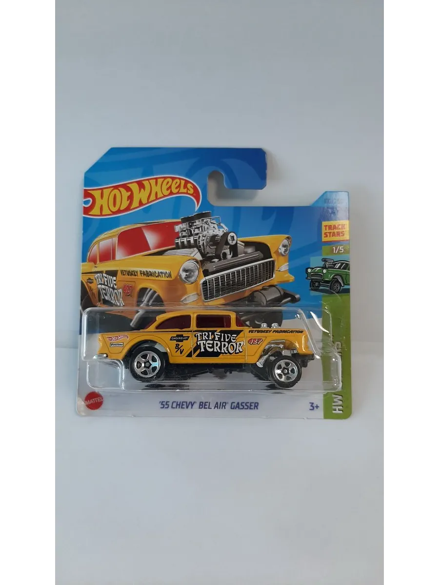 Hot Wheels Машинка коллекционная 55 CHEVY BEL AIR GASSER