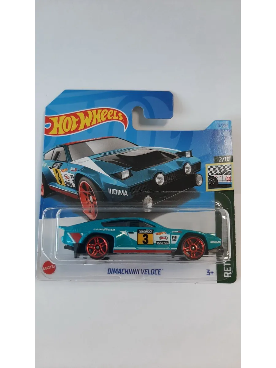 Hot Wheels Машинка коллекционная DIMACHINNI VELOCE Синяя-3