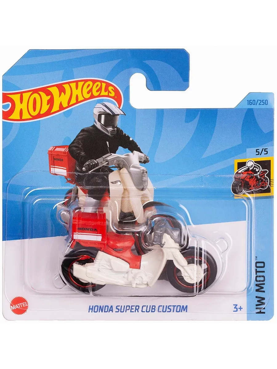 Hot Wheels Машинка коллекционная HONDA SUPER CUB CUSTOM