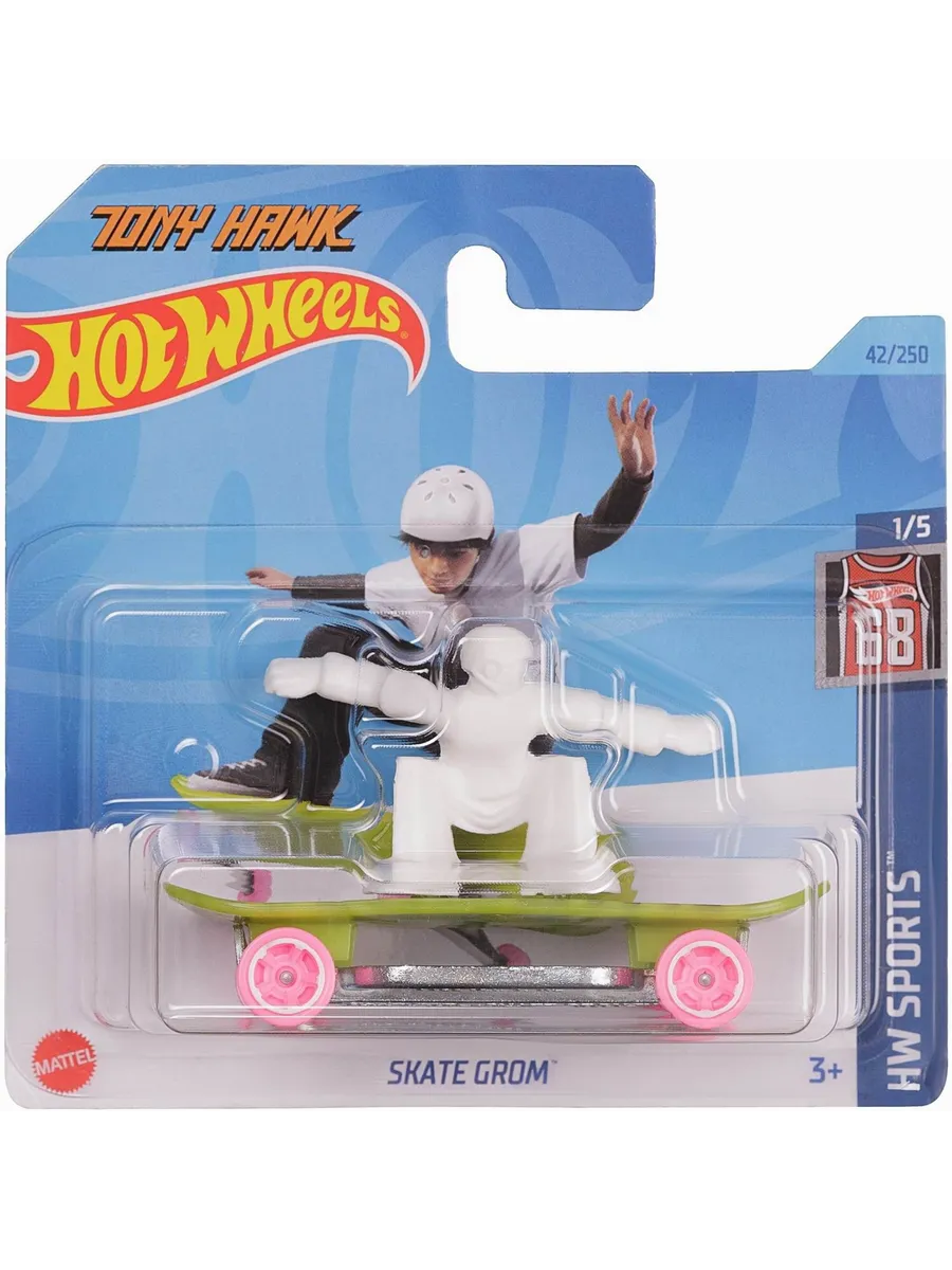 Hot Wheels Машинка коллекционная SKATE GROM