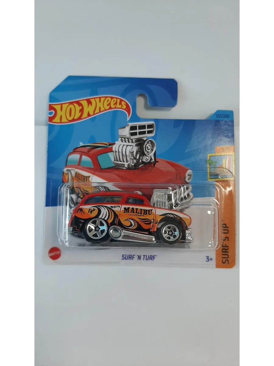 Hot Wheels Машинка коллекционная SURF N TURF