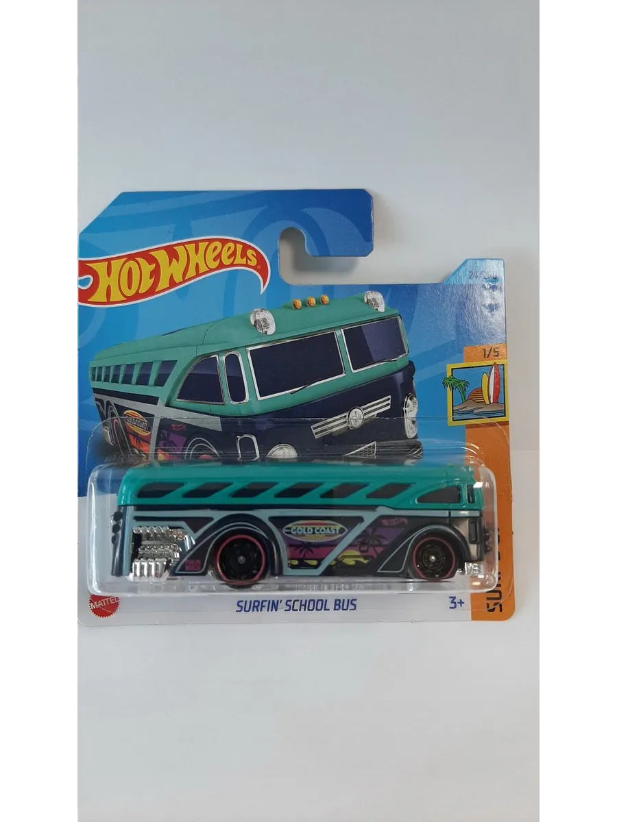 Hot Wheels Машинка коллекционная SURFIN SCHOOL BUS