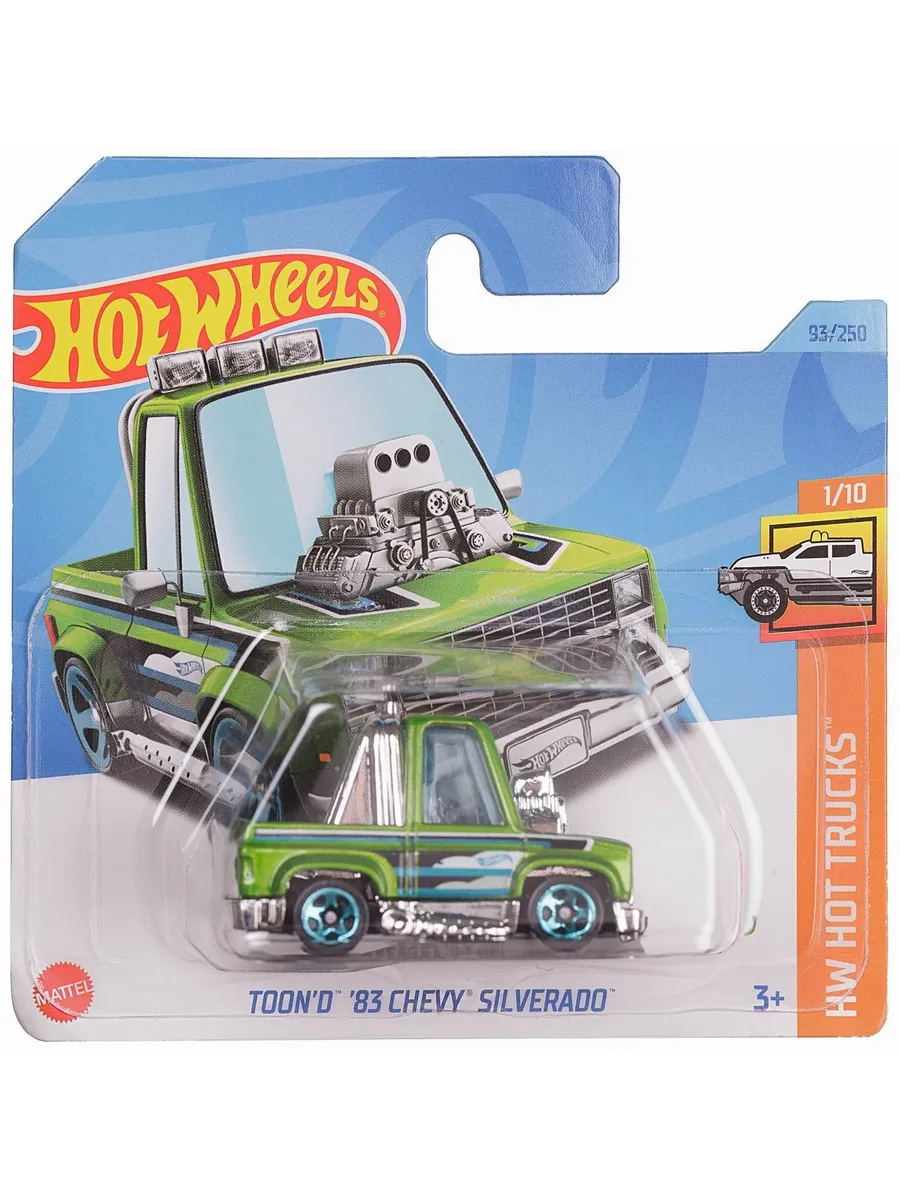 Hot Wheels Машинка коллекционная TOON 83 CHEVY SILVERADO