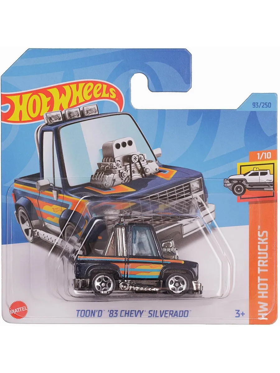 Hot Wheels Машинка коллекционная TOOND 83 CHEVY SILVERADO