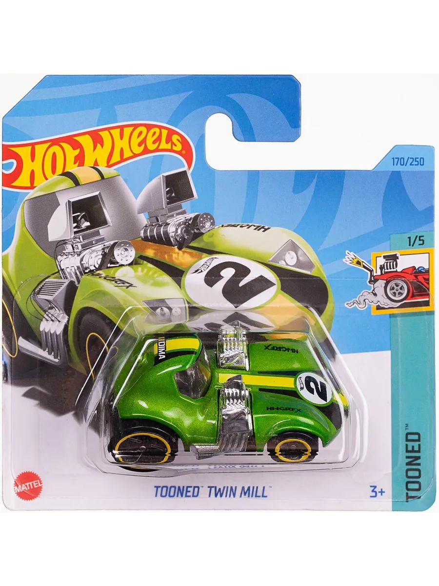 Hot Wheels Машинка коллекционная TOONED TWIN MILL