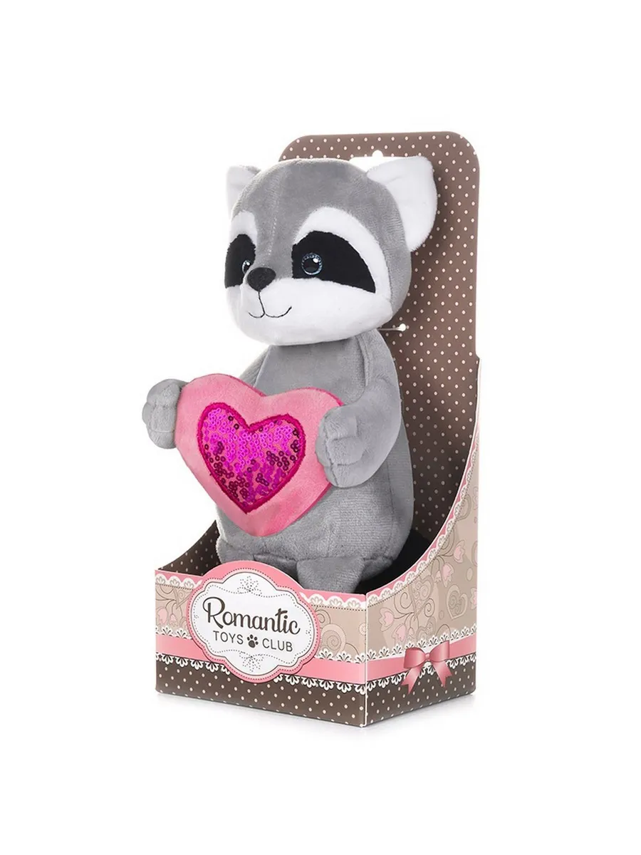 Romantic Енотик Романтичный с Сердечком, 20 см, в Коробке Luxury Romantic Toys Club