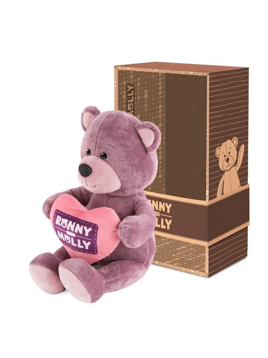Мишка Ronny&Molly, Ронни с Сердечком, 21 см