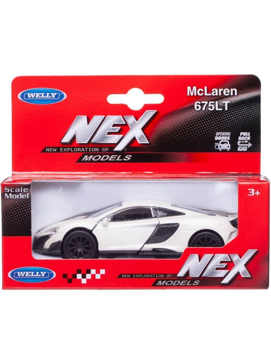 Машинка Welly 1:38 McLAREN 675LT COUPE черная