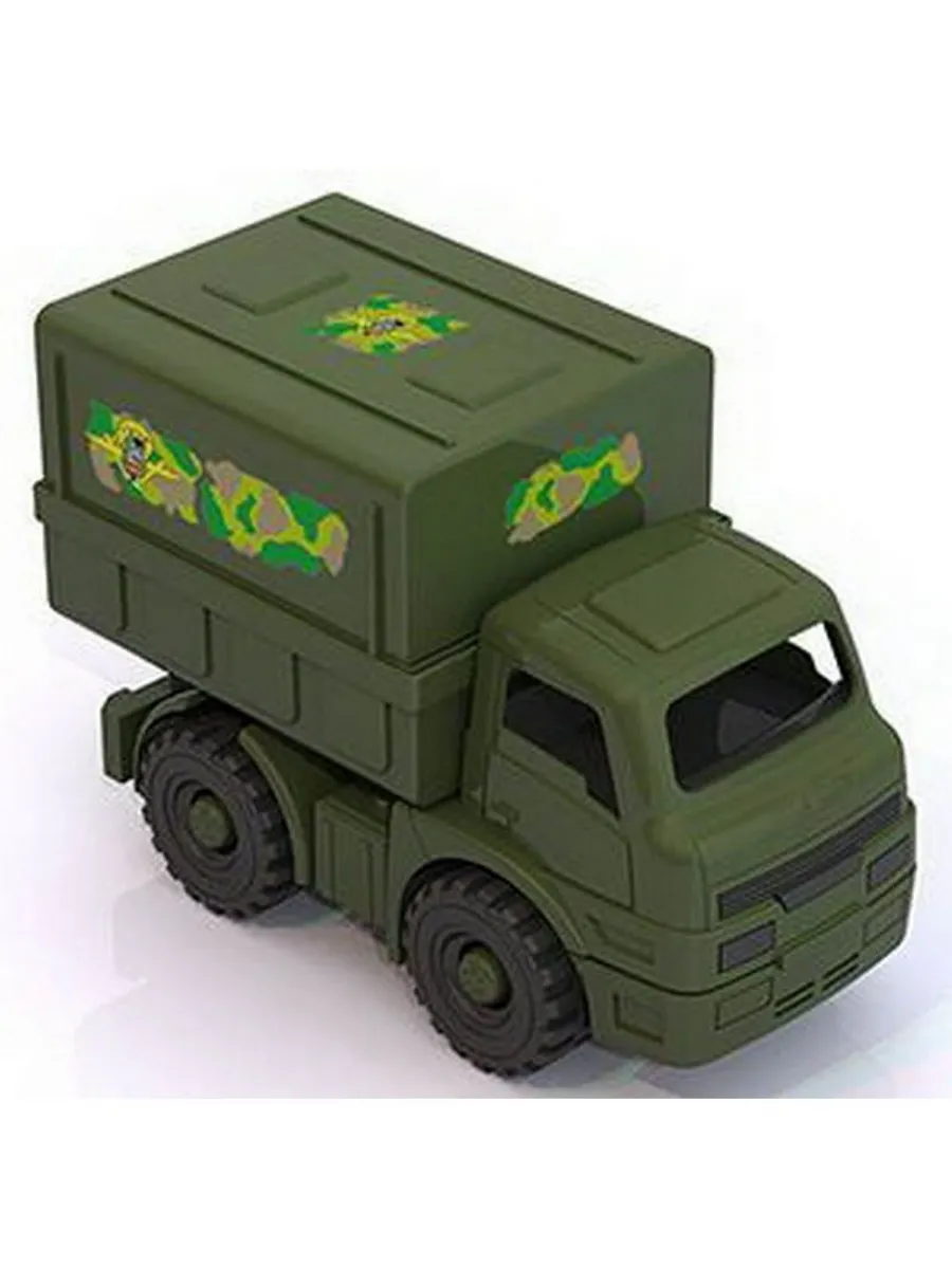 Машина фургон "Армейский" 22,5х11,5х15,5см (Россия)