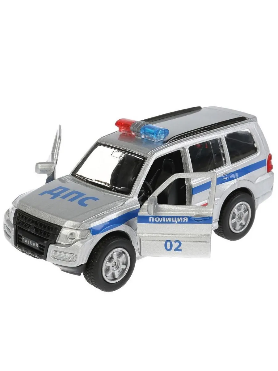 Машинка Технопарк MITSUBISHI pajero ПОЛИЦИЯ 12 см