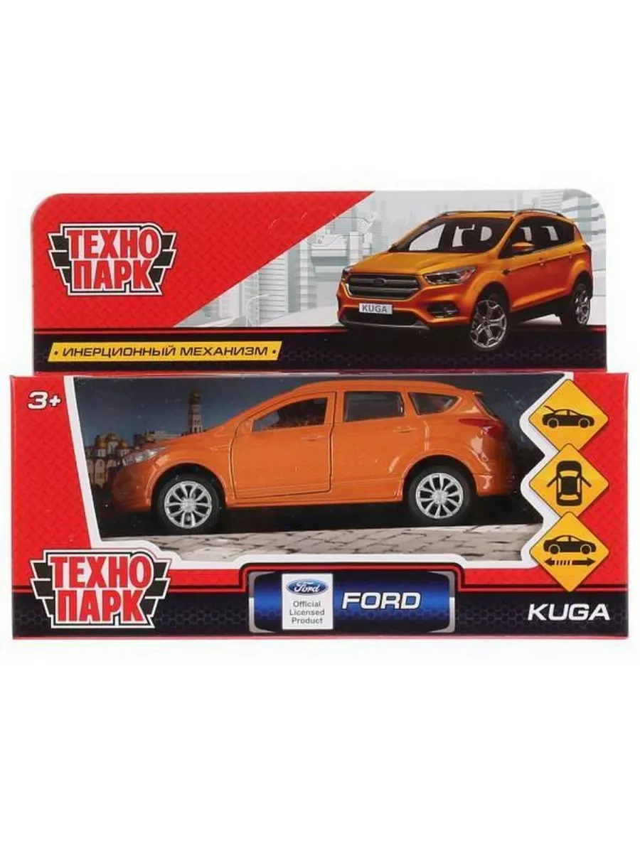 Машинка Технопарк FORD KUGA золотой 12 см