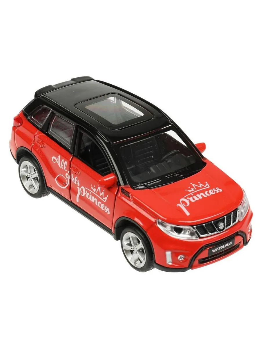 Машинка Технопарк SUZUKI VITARA девочки красный 12 см