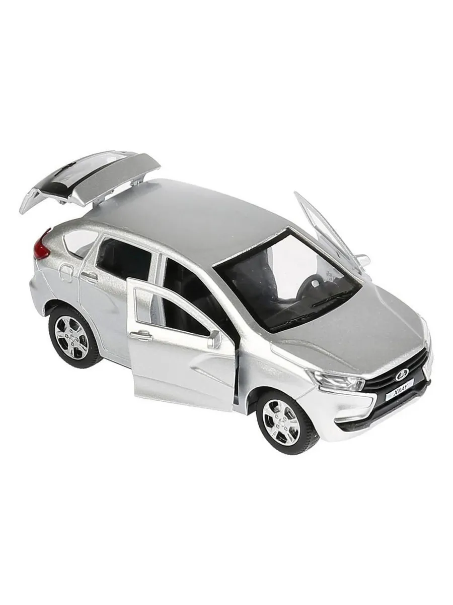 Машинка Технопарк LADA XRAY Серебристый 12 см