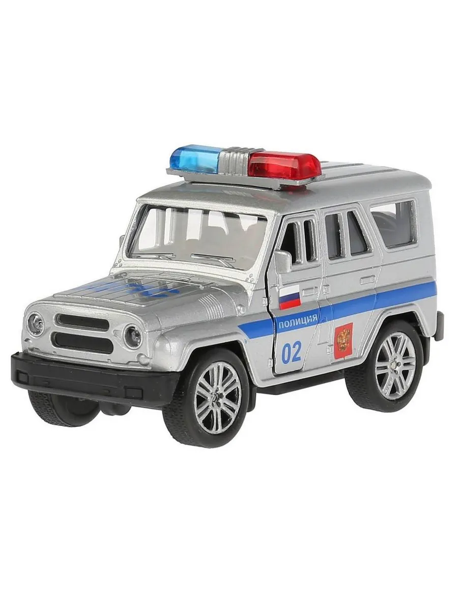 Машинка Технопарк UAZ HUNTER Полиция 11,5 см