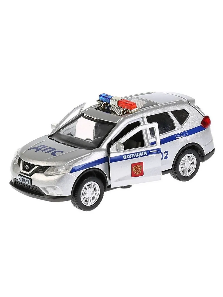 Машинка Технопарк NISSAN X-TRAIL Полиция 12 см