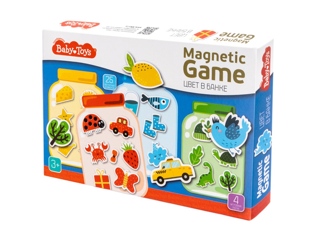 Магнитная игра "Цвет в банке" Baby Toys
