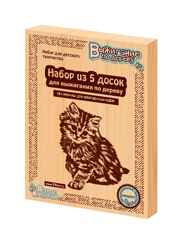 Доски для выжигания «Без рисунка. Для собственных идей» (5 штук)