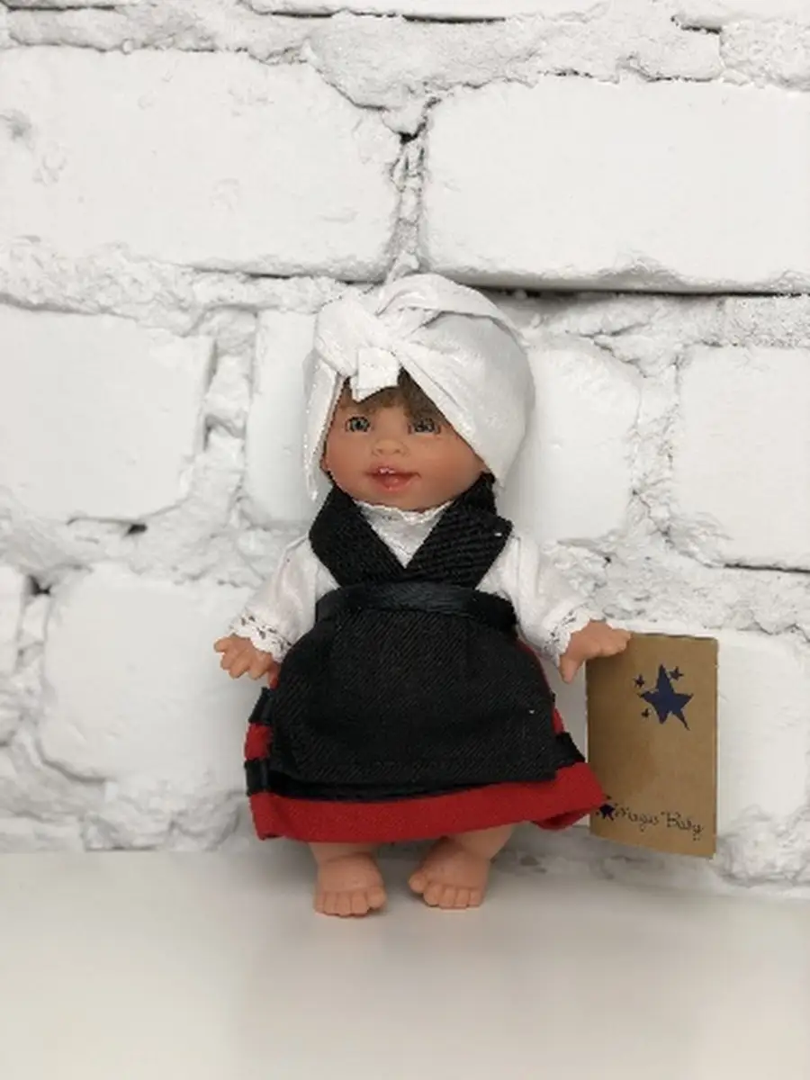 Кукла Джестито, девочка, 18 см, арт. 0002
