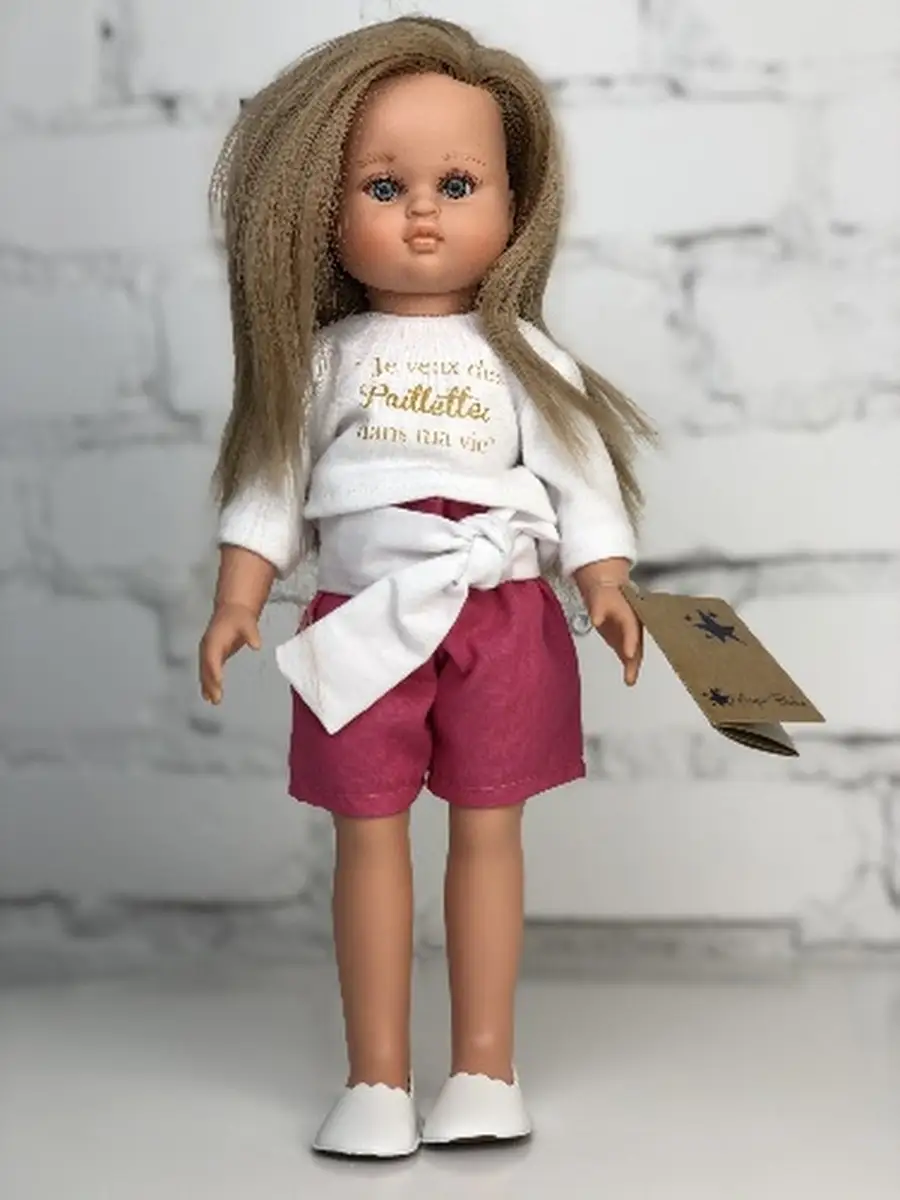 Кукла "Нэни", блондинка, в шортах, 33 см, арт. 33010