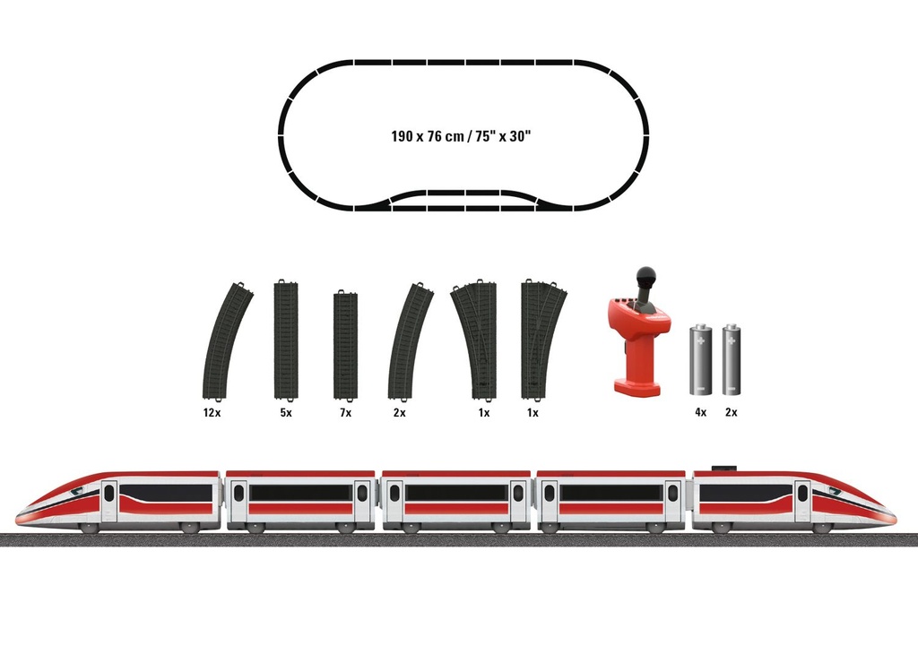 Стартовый набор железной дороги Marklin "Marklin my World. Italian Express", арт. 029334