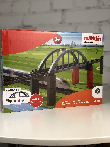 Набор строительных блоков надземного железнодорожного моста "Marklin my World", арт. 72218