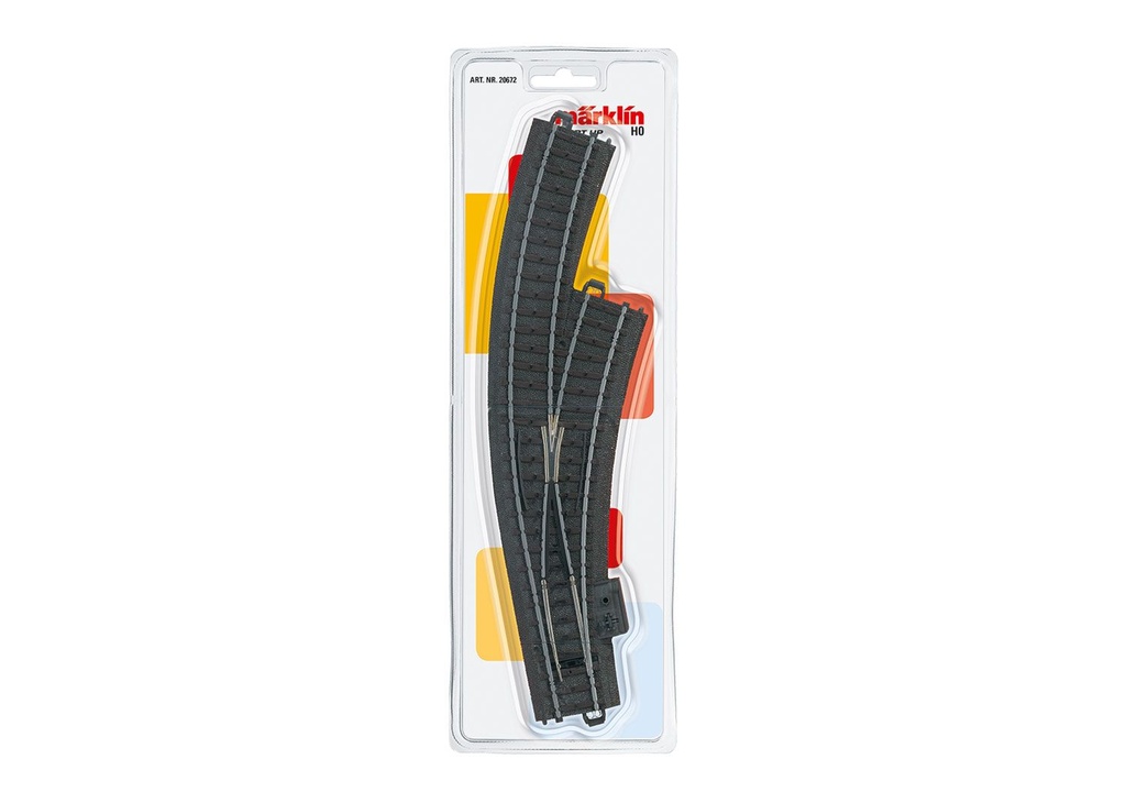 Правый изогнутый рельс для железной дороги "Märklin", арт. 020672