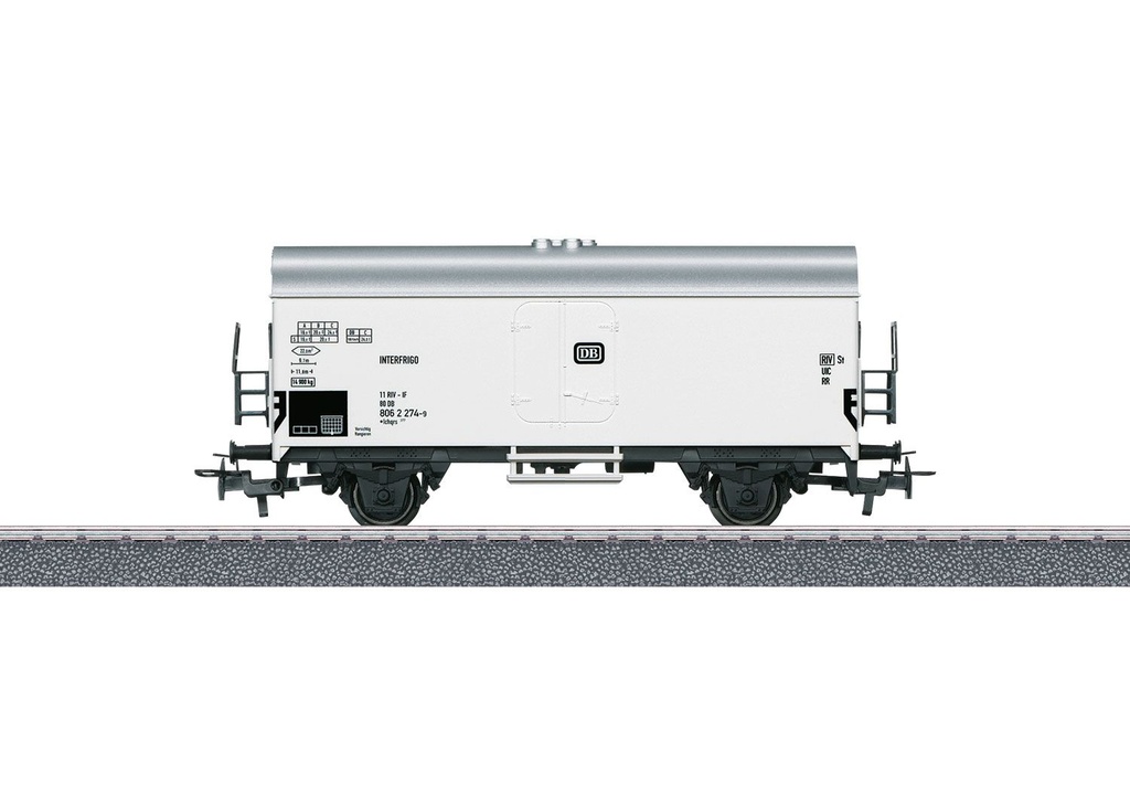 Вагон рефрижераторный, тип Ichqs-u 377 DB, арт. 04415