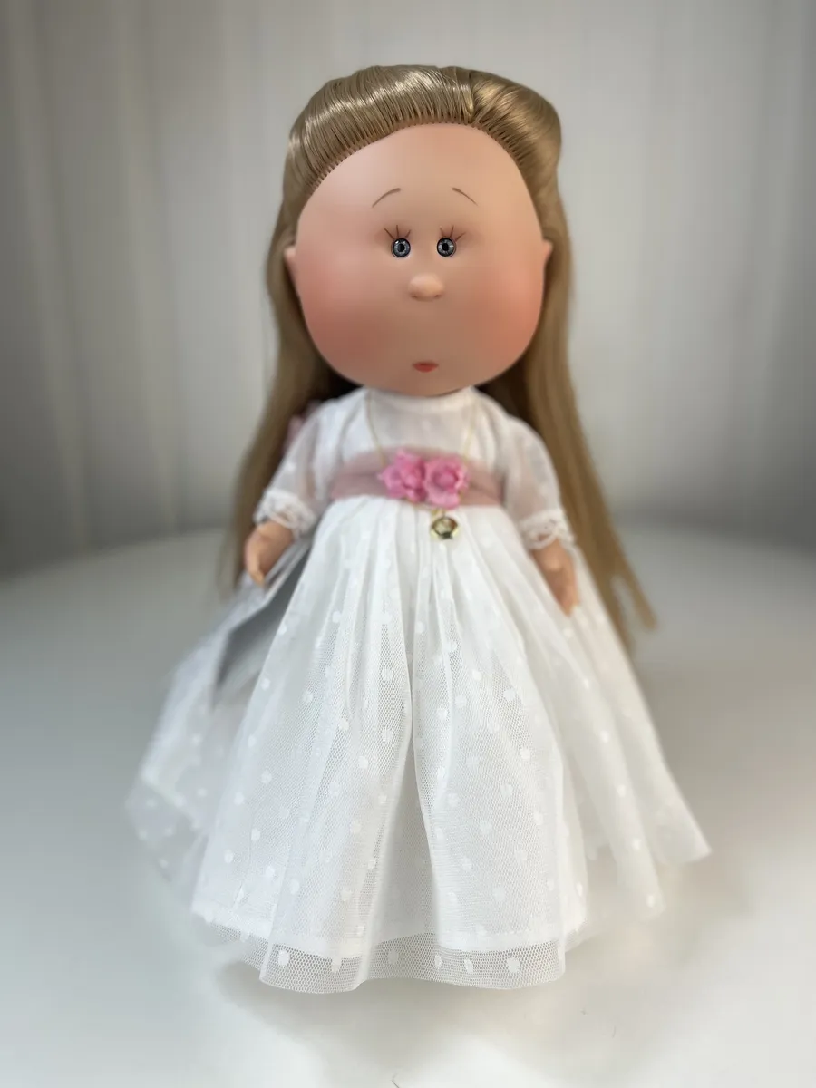 Кукла "Mia" в белом, блондинка, 30 см, арт. 3418