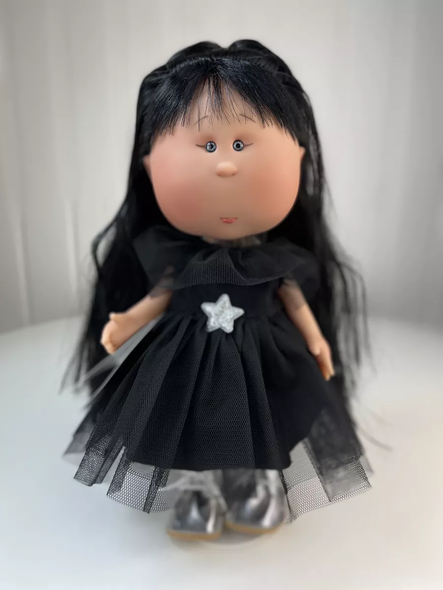 Кукла "Mia" в черном, брюнетка, 30 см, арт. 3420