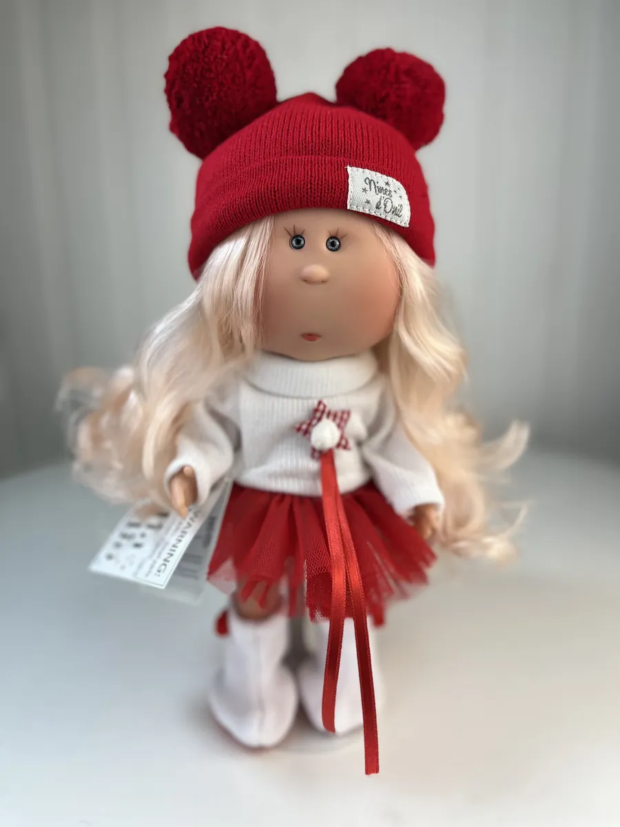 Кукла "Mia" новогодняя, блонд, 30 см, арт. 3423
