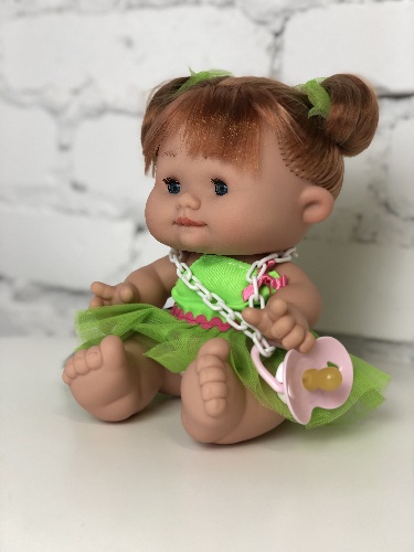 Пупс-мини Pepotes Special Funtastic (Тыковка-Фантастика) с волосами, глаза закрываются, 26 см, арт. 804-43