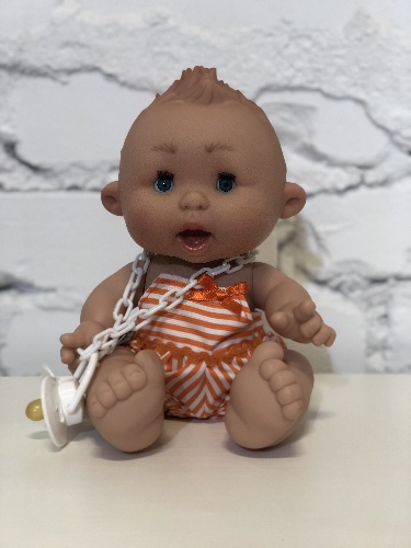 Пупс-мини Pepotes Funtastic (Тыковка-Фантастик), глаза закрываются, 26 см, арт. 814-32