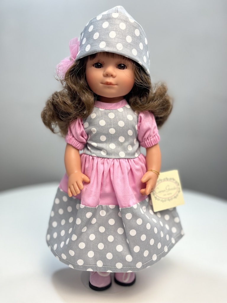 Кукла Мариэтта, шатенка, 34 см, арт. 22328K81