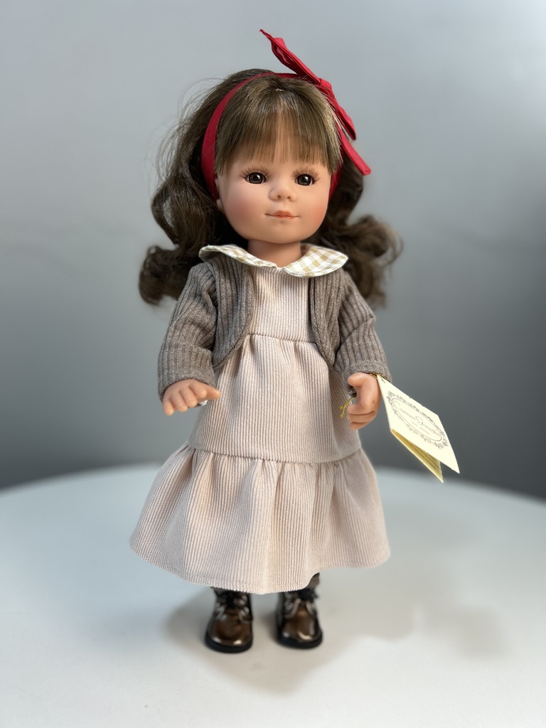 Кукла Мариэтта, шатенка, 34 см, арт. 22328K186